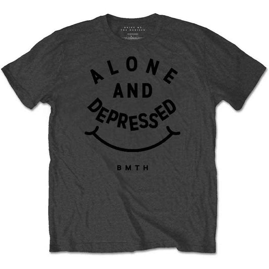 Bring Me The Horizon | Alone & Depressed - T-Shirt Grey