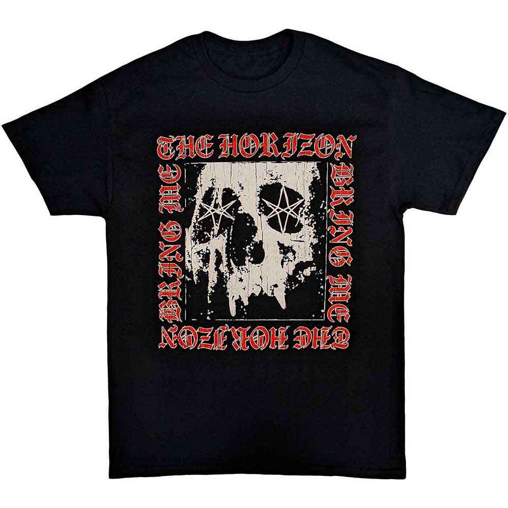 Bring Me The Horizon | Metal Logo Skull - T-Shirt Black