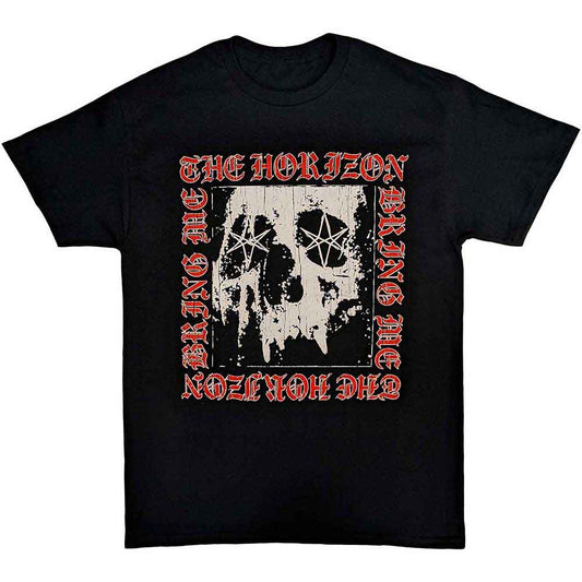 Bring Me The Horizon | Metal Logo Skull - T-Shirt Black