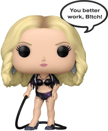 Britney Spears | Funko POP! Sayings: Britney Spears - Work B!tch (Vinyl Figure, Collectible) - Action Figure