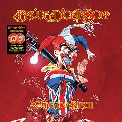 Bruce Dickinson | Accident of Birth (Limited 25th Anniversary Red & Yellow Splatter) - Vinyl