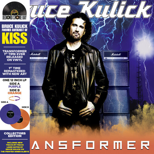 Bruce Kulick | Transformer (RSD Exclusive, Limited Edition, Purple & Orange Colored Vinyl, Deluxe Edition, Reissue) - Vinyl