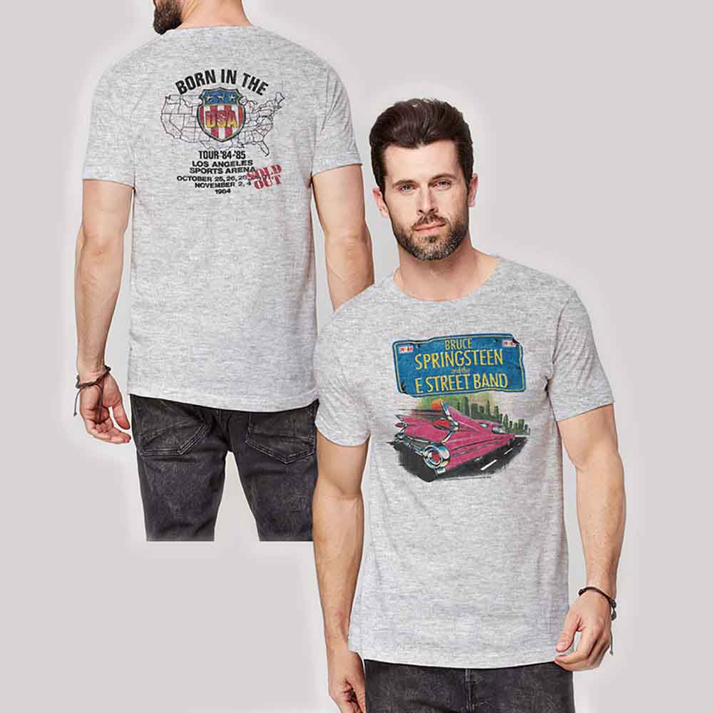 Bruce Springsteen | Pink Cadillac - T-Shirt Grey