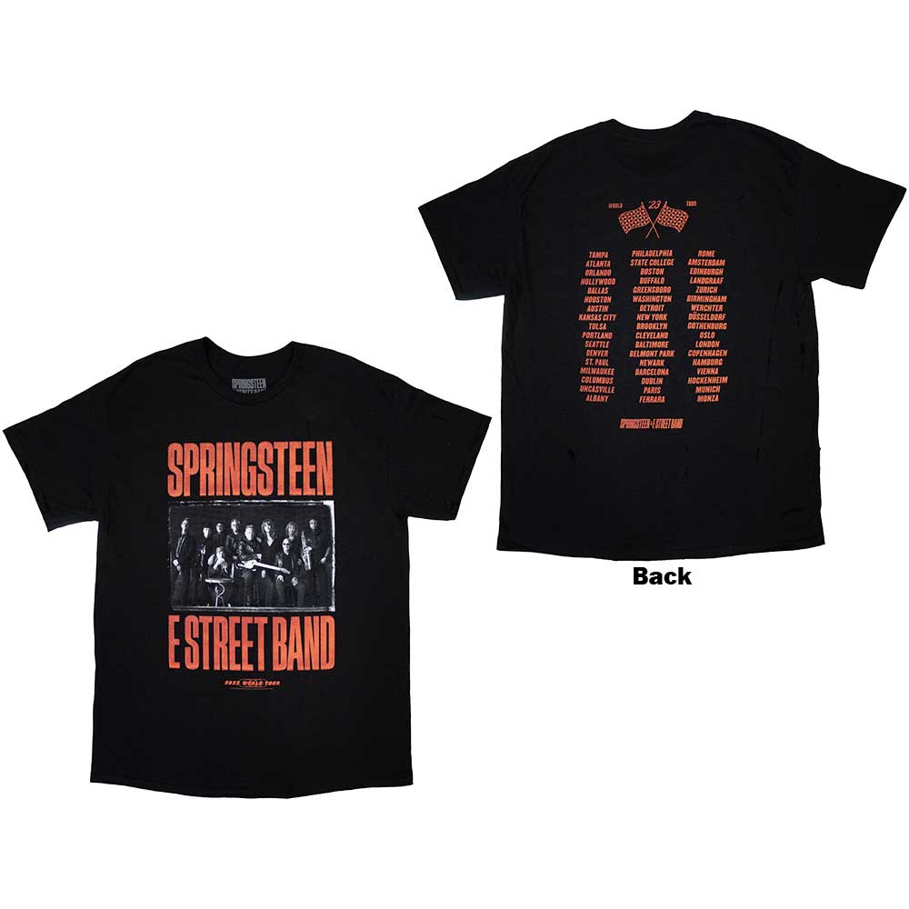 Bruce Springsteen | Tour '23 Band Photo - T-Shirt Black