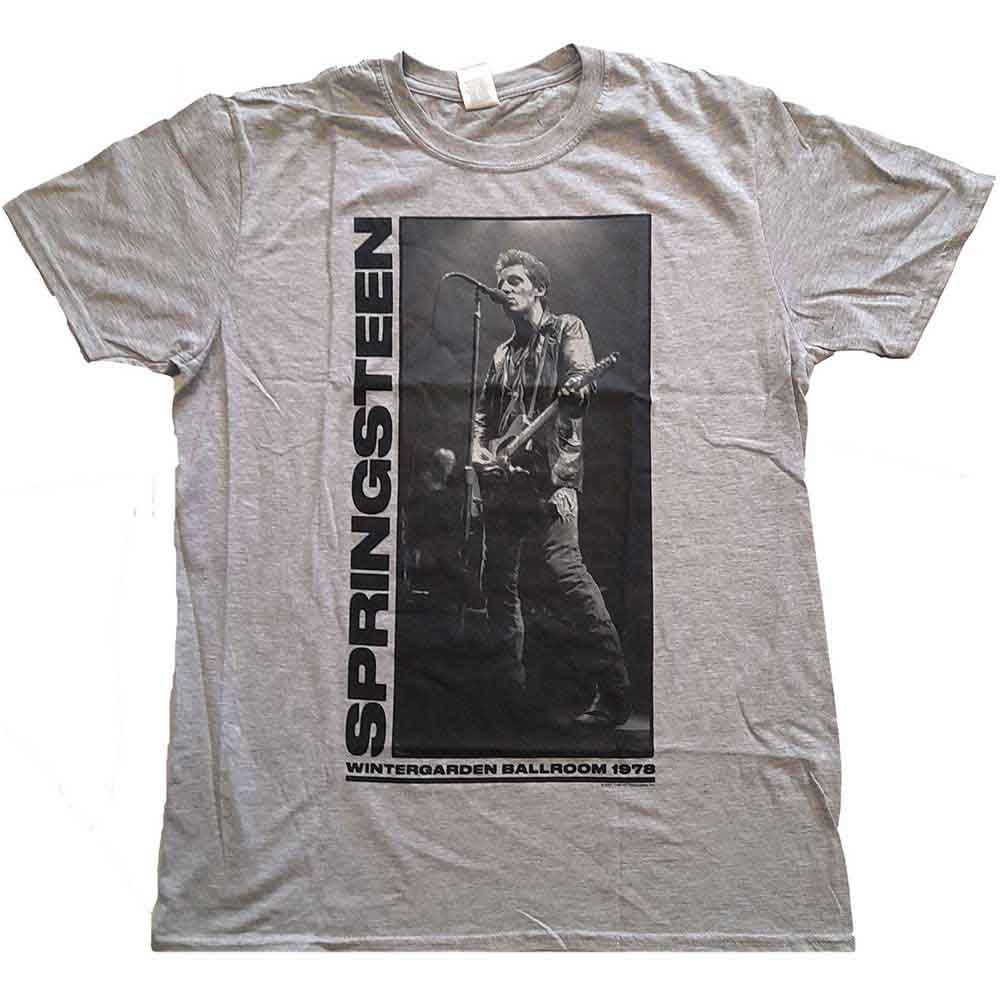 Bruce Springsteen | Wintergarden Photo - T-Shirt Grey