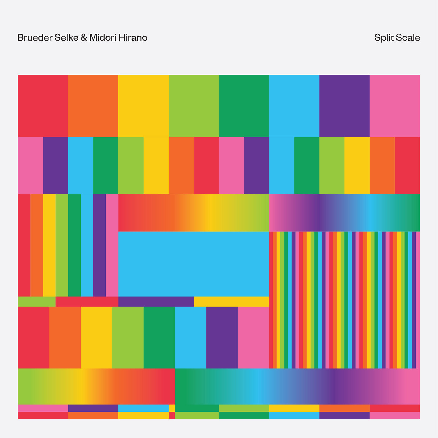 Brueder & Midori Hirano Selke | Split Scale (Indie Exclusive Crystal Clear Vinyl) - Vinyl