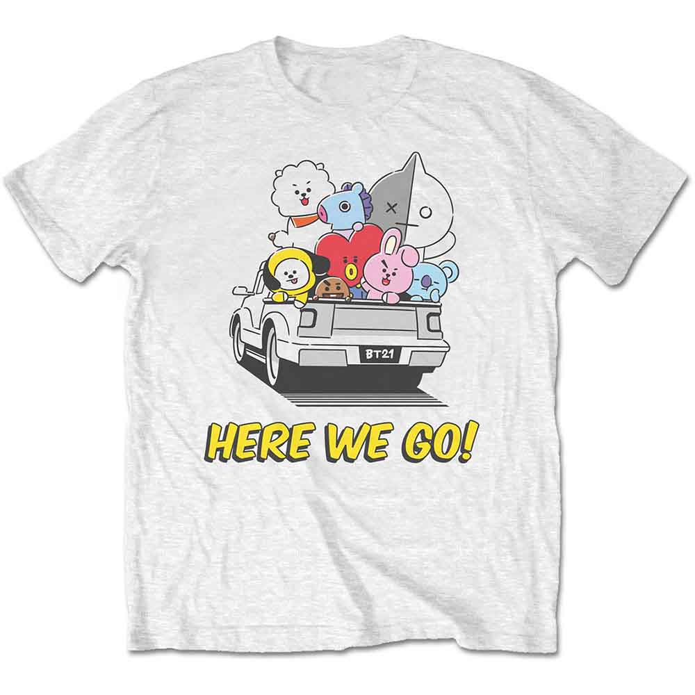BT21 | Here We Go - T-Shirt White