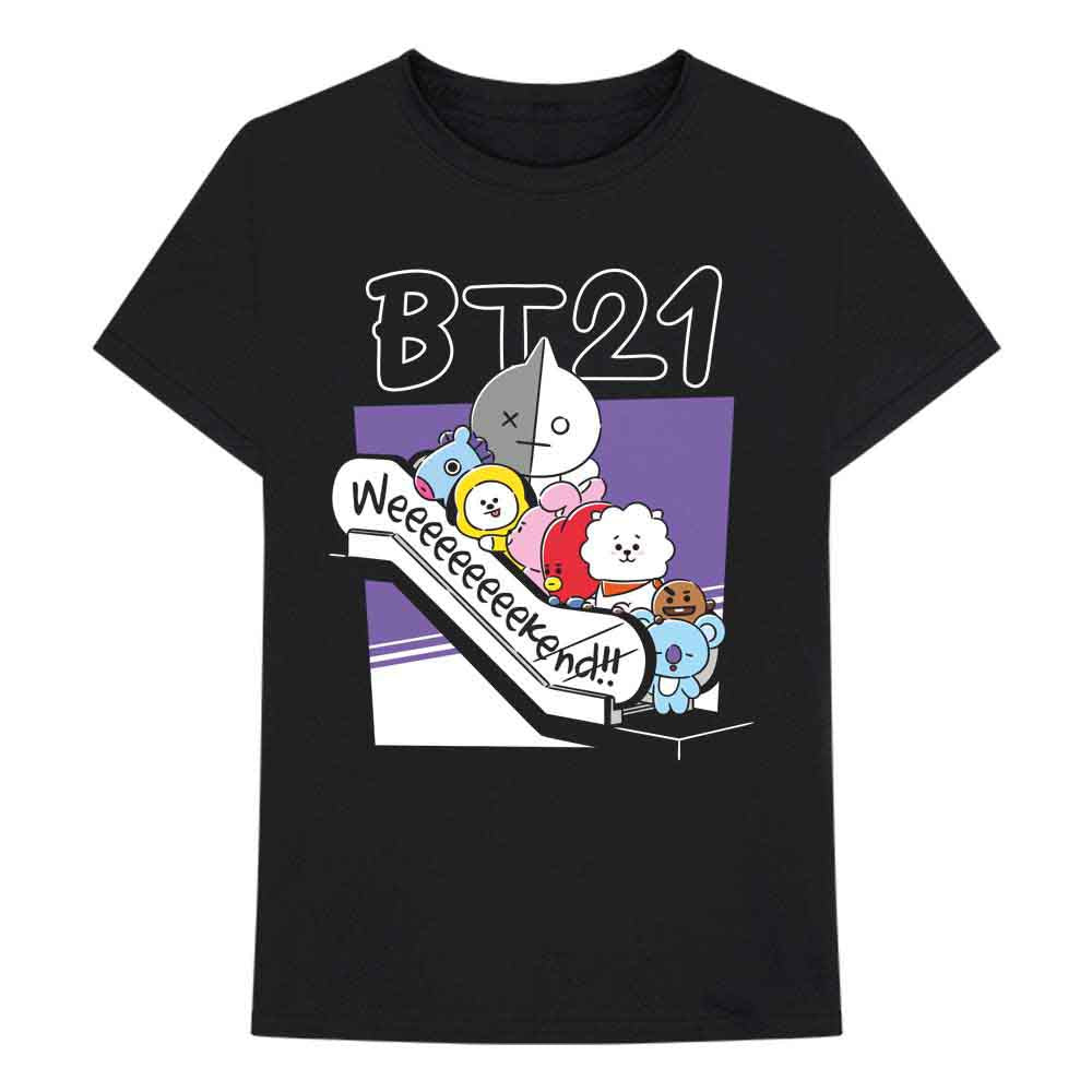 BT21 | Weekend - T-Shirt Black