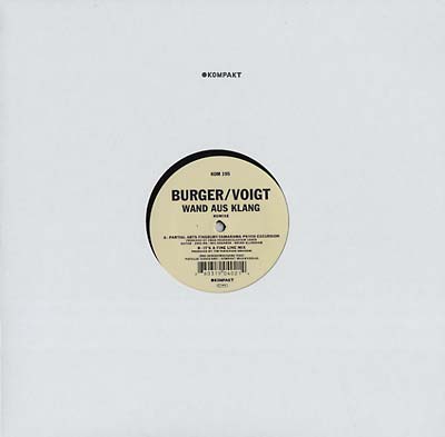 BURGER/VOIGT | Wand Aus Klang Remixe - Vinyl