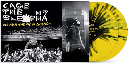 Cage The Elephant | Live From The Vic In Chicago (RSD Exclusive, Limited Edition, Vibrant Yellow & Black Splatter Colored Vinyl) (2 Lp's) - Vinyl