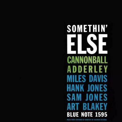 Cannonball Adderley | Somethin Else (Blue Note Essentials Series) - Vinyl
