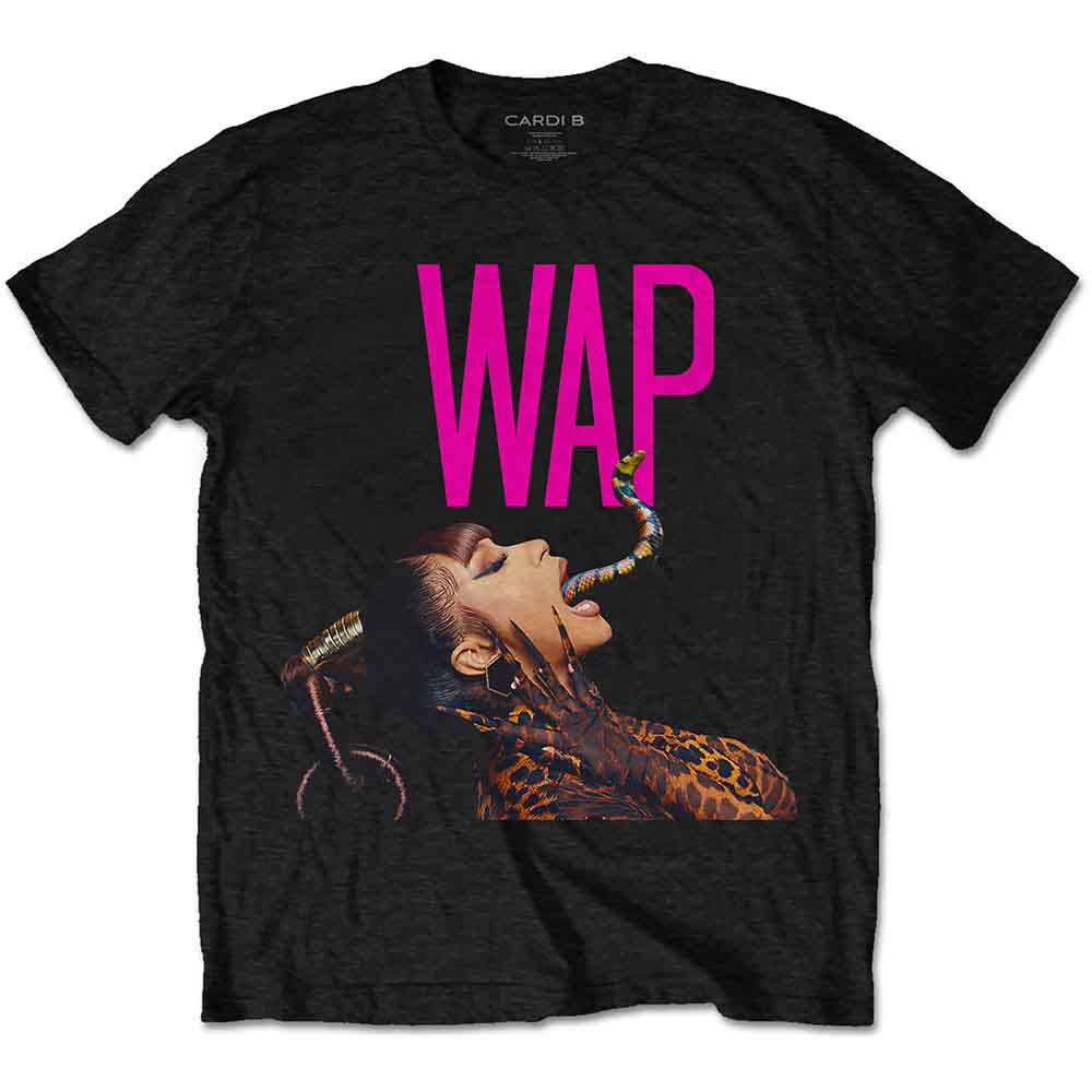 Cardi B | Dripping Snake - T-Shirt Black