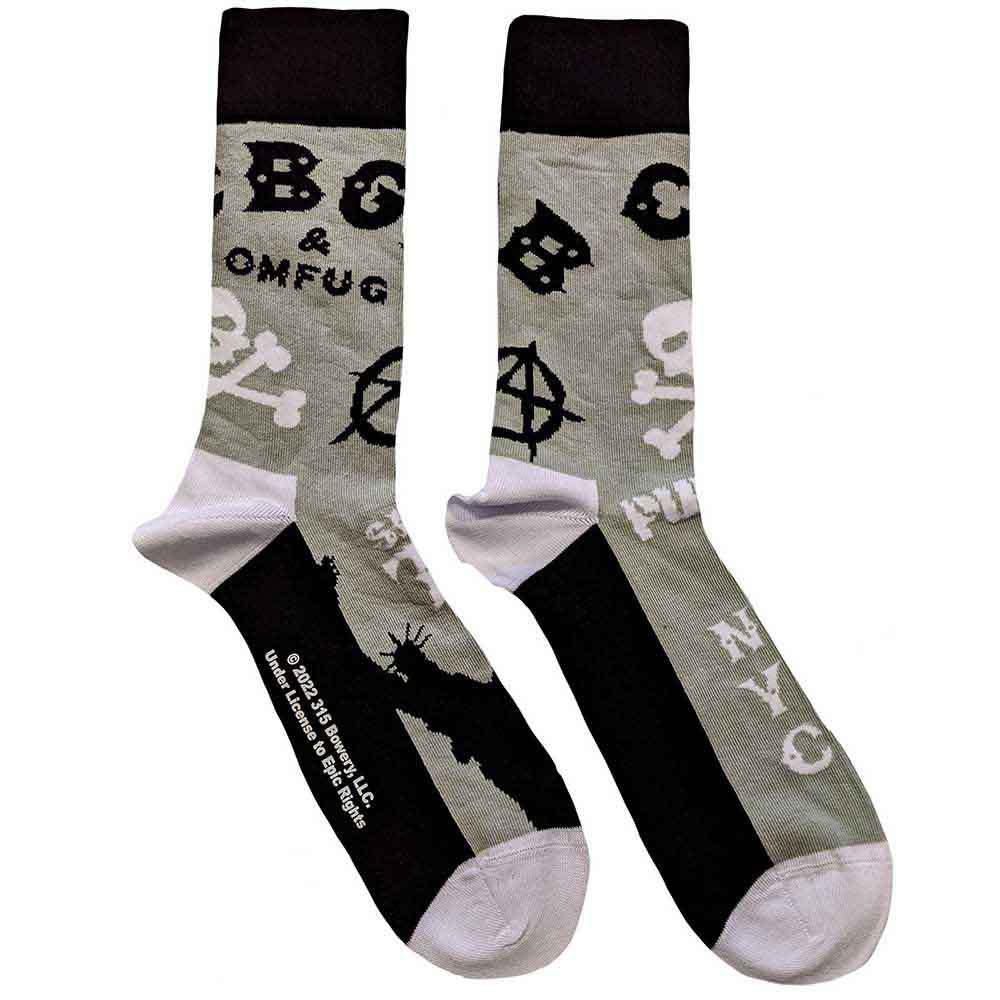 CBGB | Logos - Socks Grey