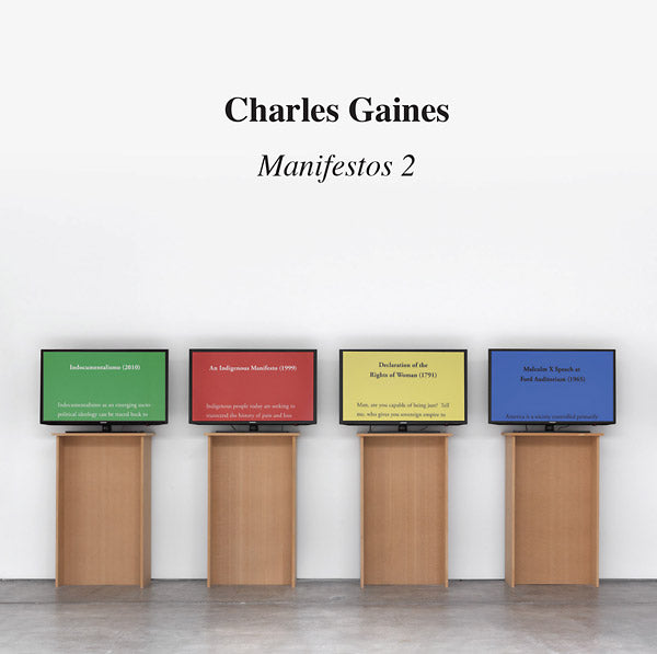 CHARLES GAINES | Manifestos 2 - CD