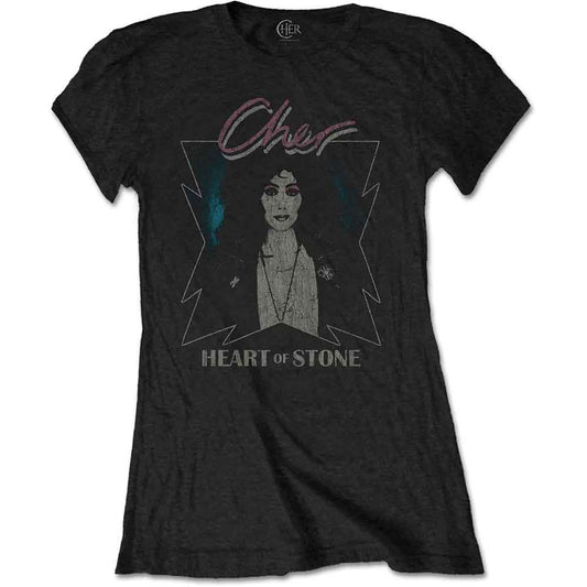 Cher | Heart of Stone - T-Shirt Black