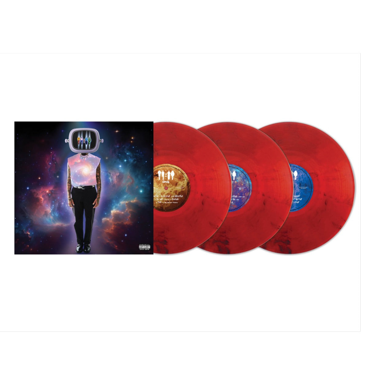 Chris Brown | 11:11 (Deluxe Edition) (Red Smoke Colored Vinyl) (3 Lp's) - Vinyl