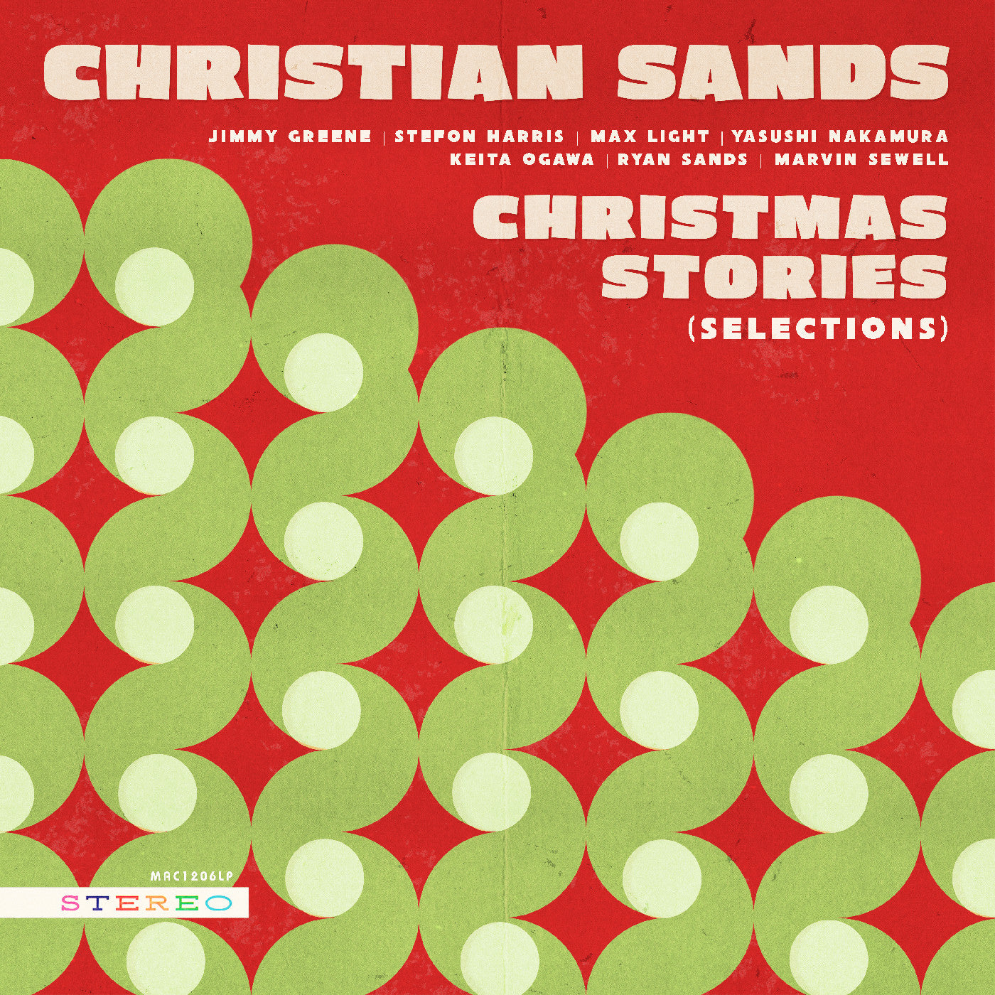 Christian Sands | Christmas Stories (Selections) [Evergreen Vinyl] - Vinyl