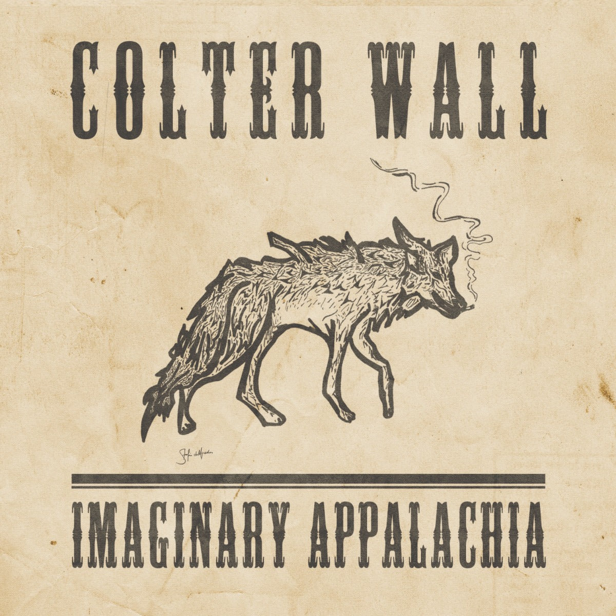 Colter Wall | Imaginary Appalachia (10Th Anniversary Edition) (Opaque Olive Green Vinyl) - Vinyl