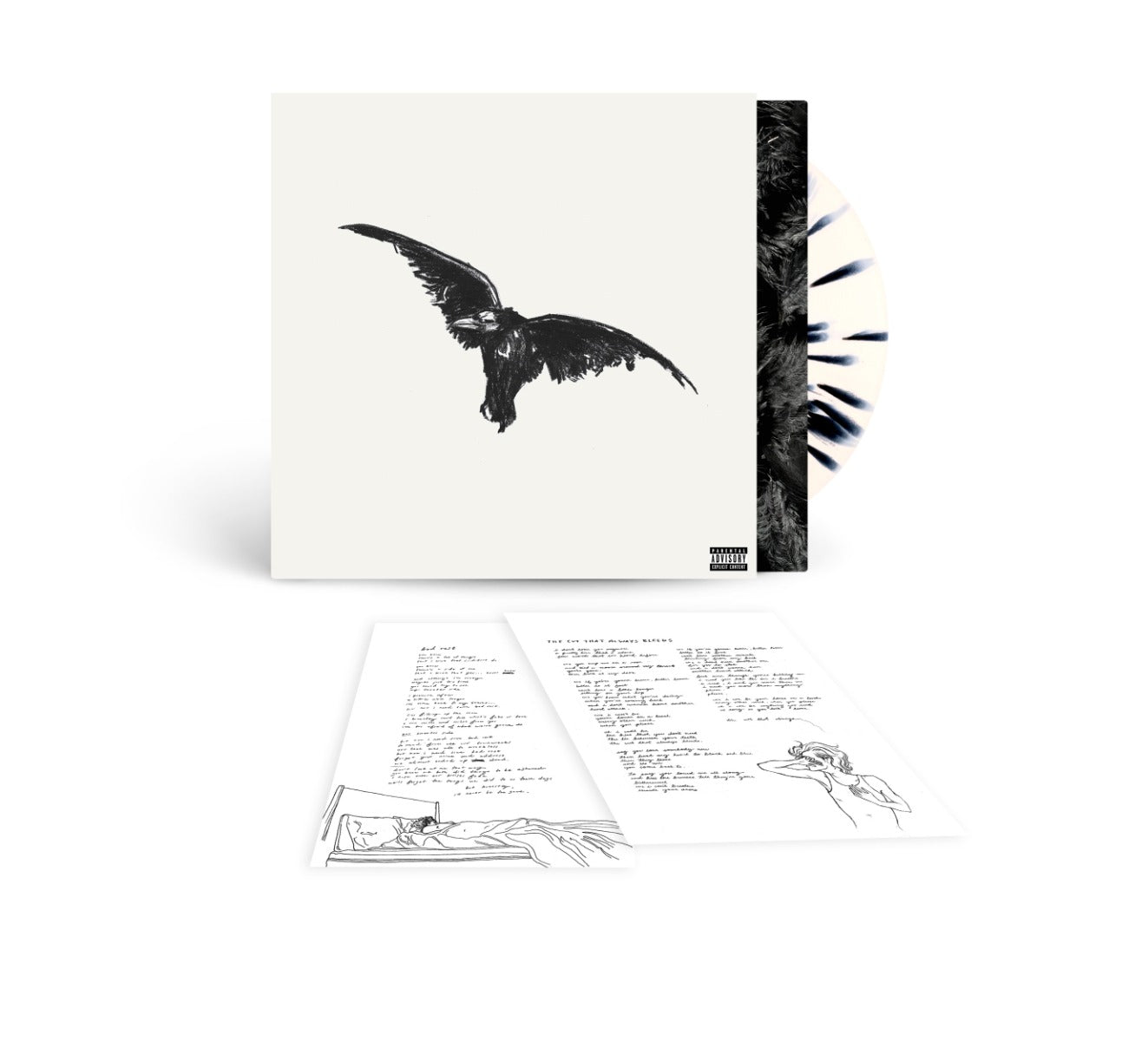 Conan Gray | Kid Krow, Decomposed (5 Year Anniversary) [Black/White Splatter Lp] - Vinyl