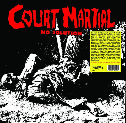 COURT MARTIAL | No Solution: Singles & Demos 1981/1982 - Vinyl