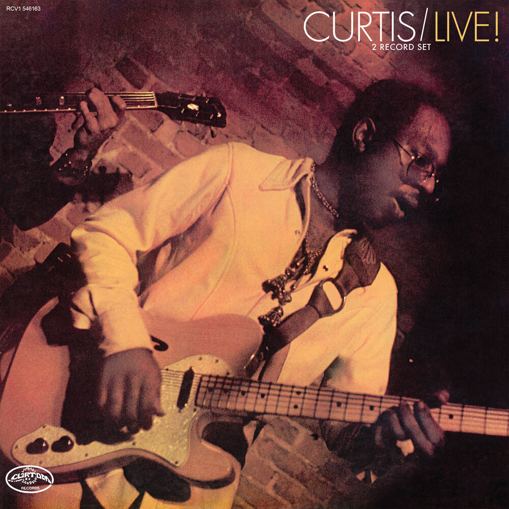 Curtis Mayfield | Curtis / Live! (syeor) (Burgundy/Fruit Punch Vinyl) - Vinyl