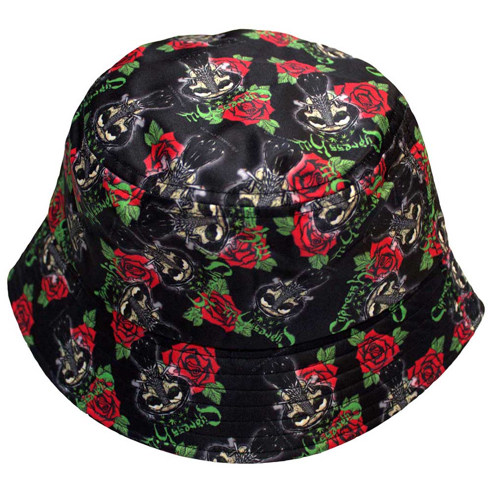 Cypress Hill | Skulls & Roses Pattern - Black