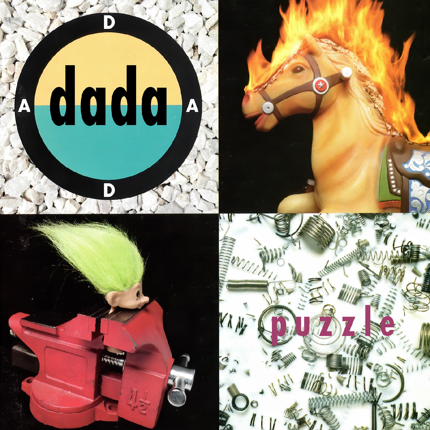Dada | Puzzle - Remastered, Expanded, [Green & Yellow "Troll Hair" Vinyl] - Vinyl