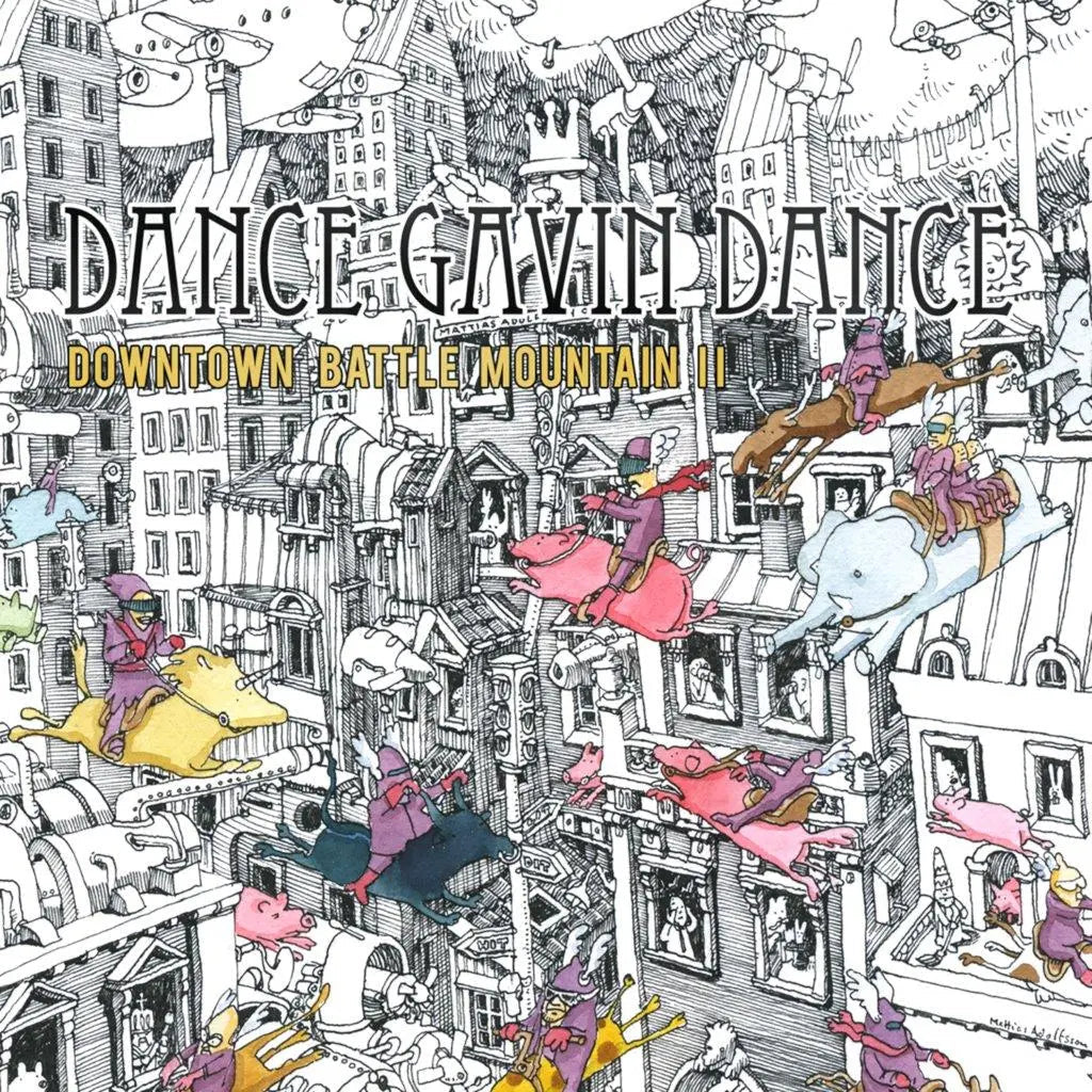 Dance Gavin Dance | Downtown Battle Mountain Ii (15Th Anniversary) [Light Blue Glitter LP] - Vinyl