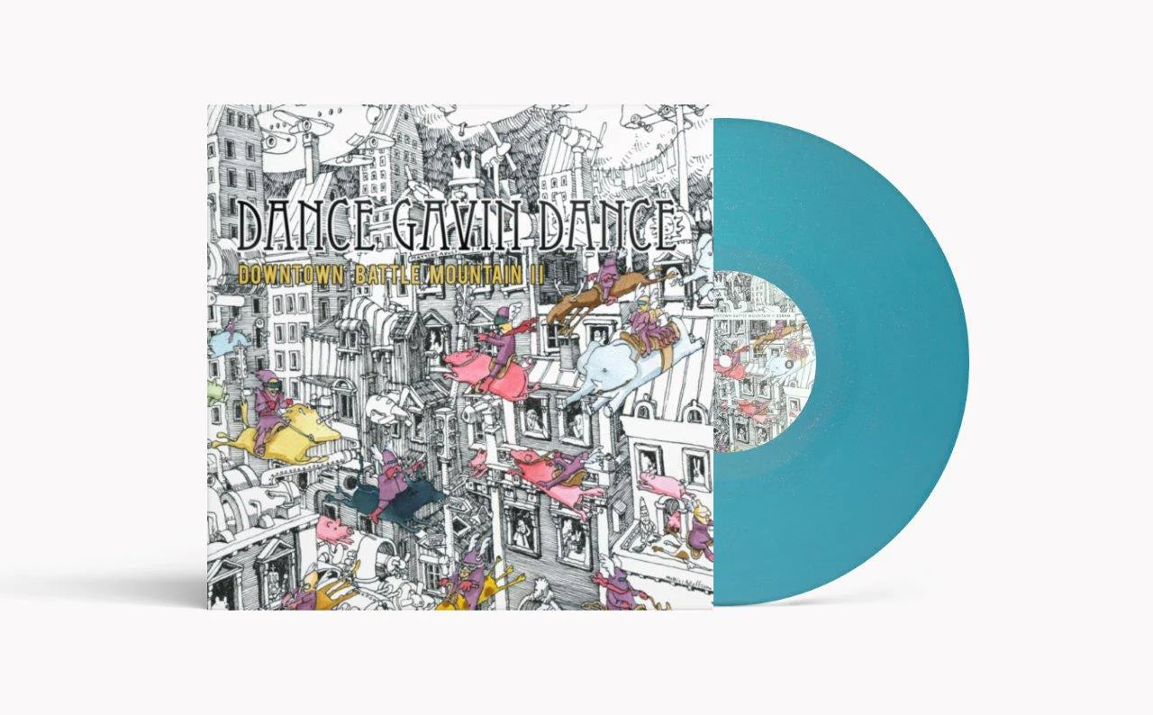 Dance Gavin Dance | Downtown Battle Mountain Ii (15Th Anniversary) [Light Blue Glitter LP] - Vinyl