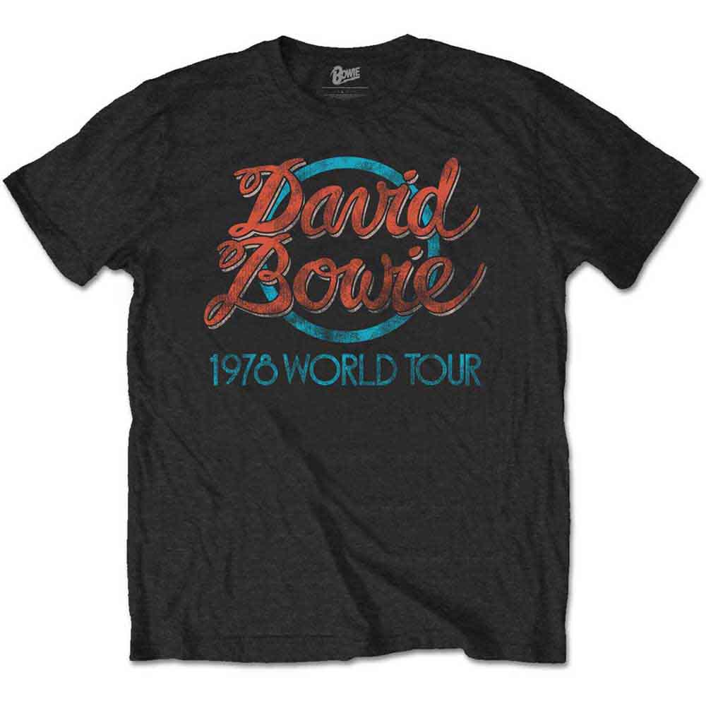 David Bowie | 1978 World Tour - T-Shirt Black