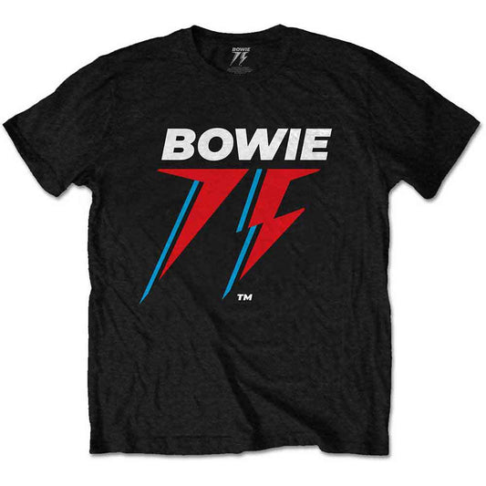 David Bowie | 75th Logo - T-Shirt Black