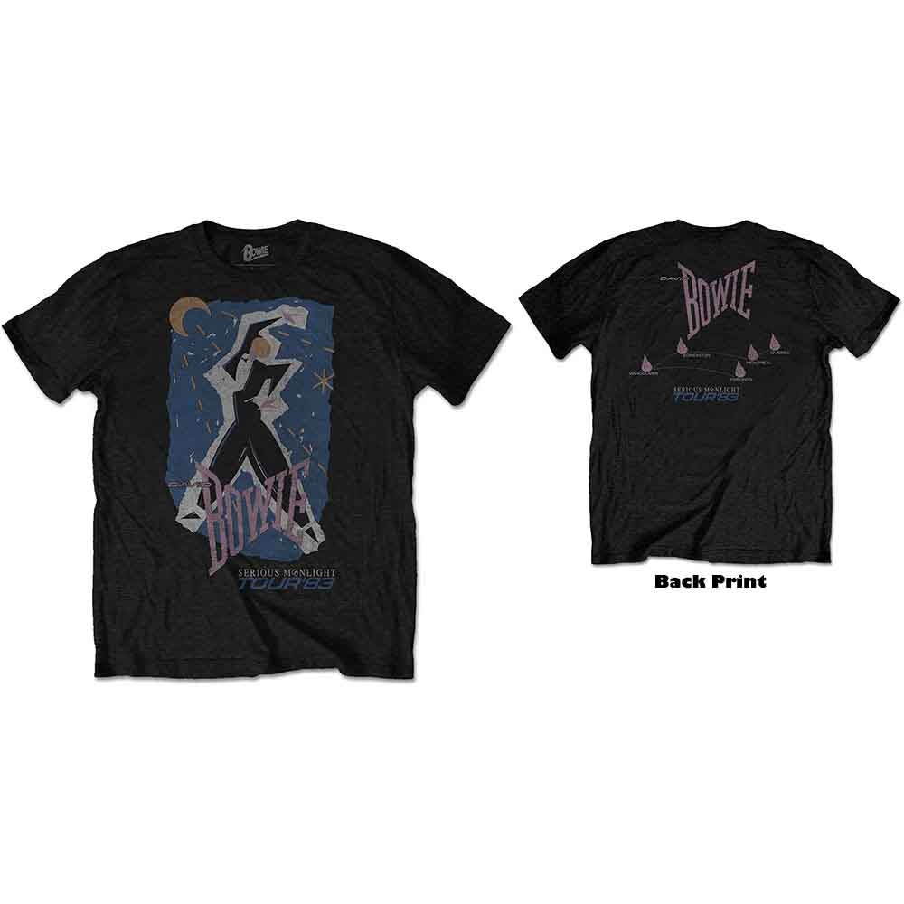 David Bowie | 83' Tour - T-Shirt Black