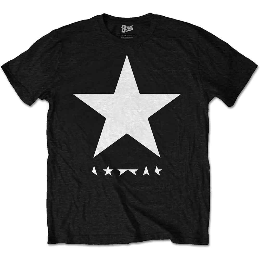 David Bowie | Blackstar (White Star on Black) - T-Shirt Black