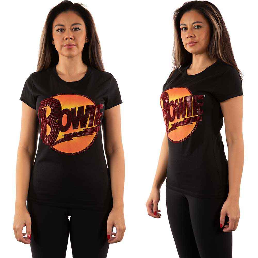 David Bowie | Diamond Dogs Logo - T-Shirt Black