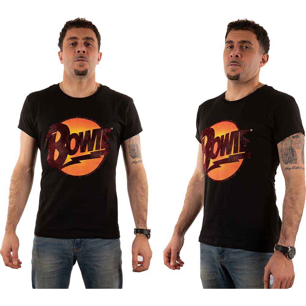 David Bowie | Diamond Dogs Logo - T-Shirt Black