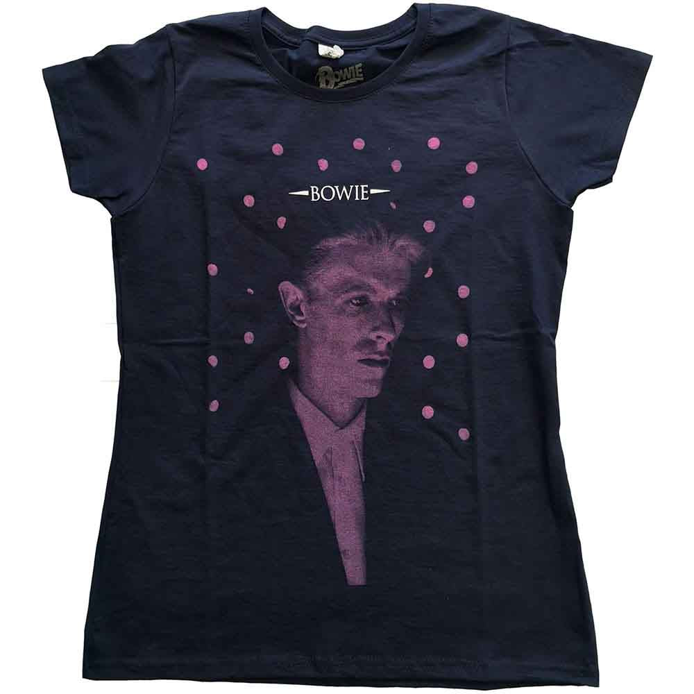 David Bowie | Dots - T-Shirt Blue
