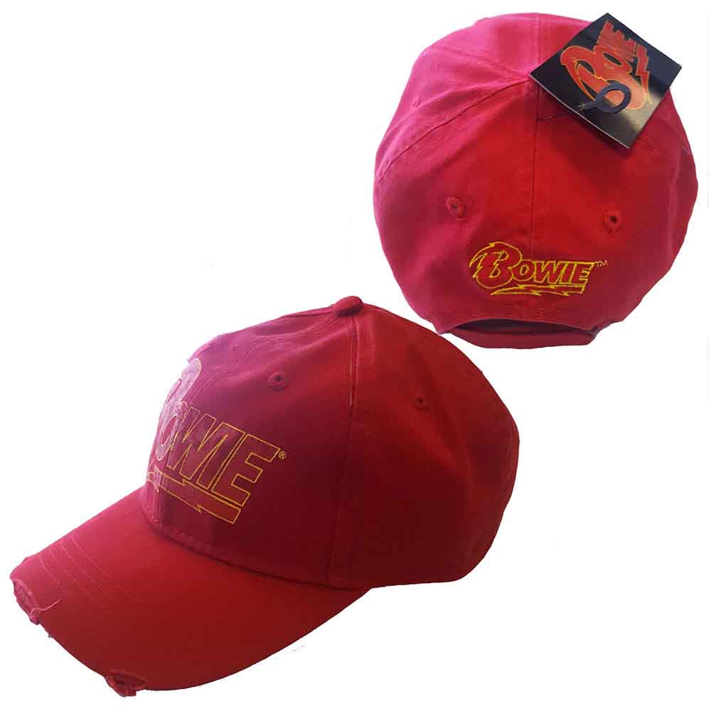 David Bowie | Flash Logo - Hat Red
