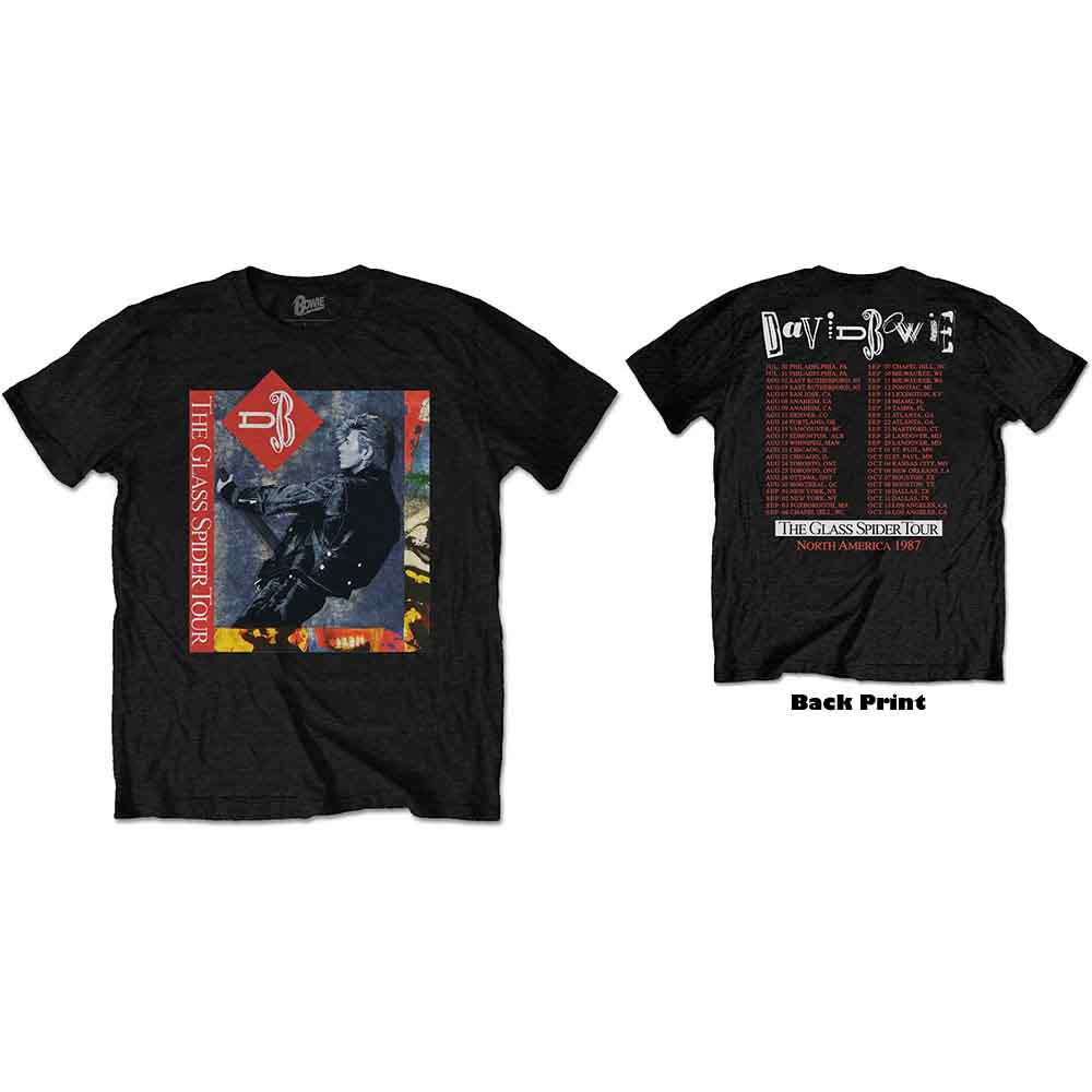 David Bowie | Glass Spider Tour - T-Shirt Black
