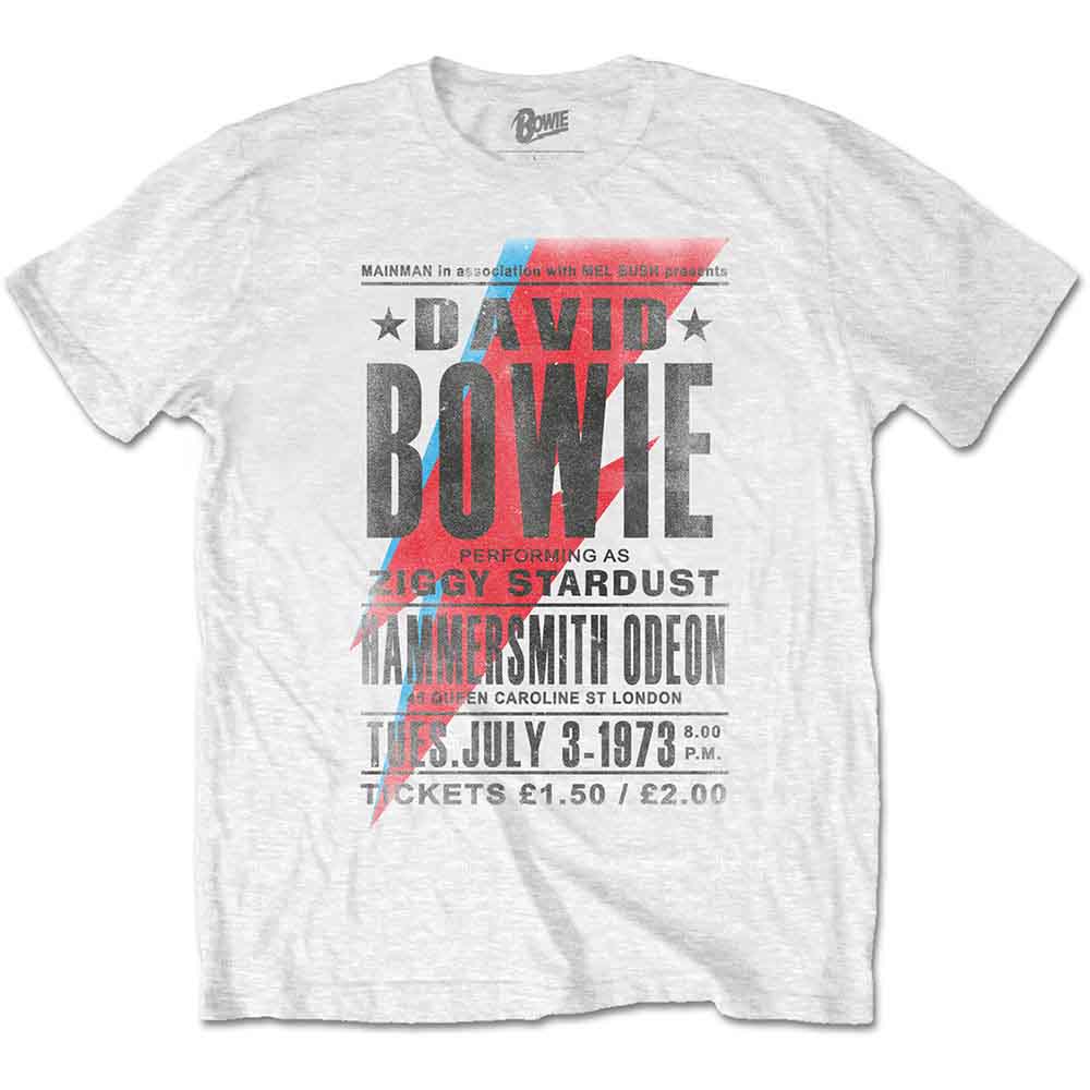 David Bowie | Hammersmith Odeon - White