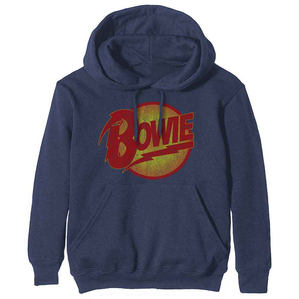 David Bowie | Vintage Diamond Dogs Logo - Sweatshirt Blue