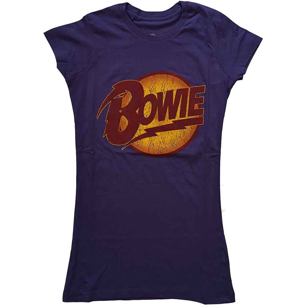David Bowie | Vintage Diamond Dogs Logo - T-Shirt Purple