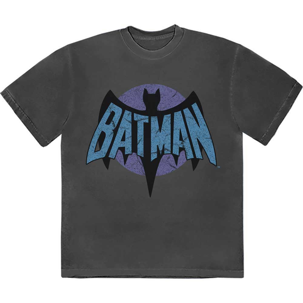 DC Comics | Batman Retro Logo - T-Shirt Grey