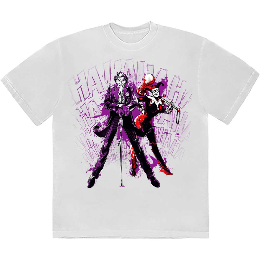DC Comics | Joker - Harley & Joker Haha - T-Shirt White