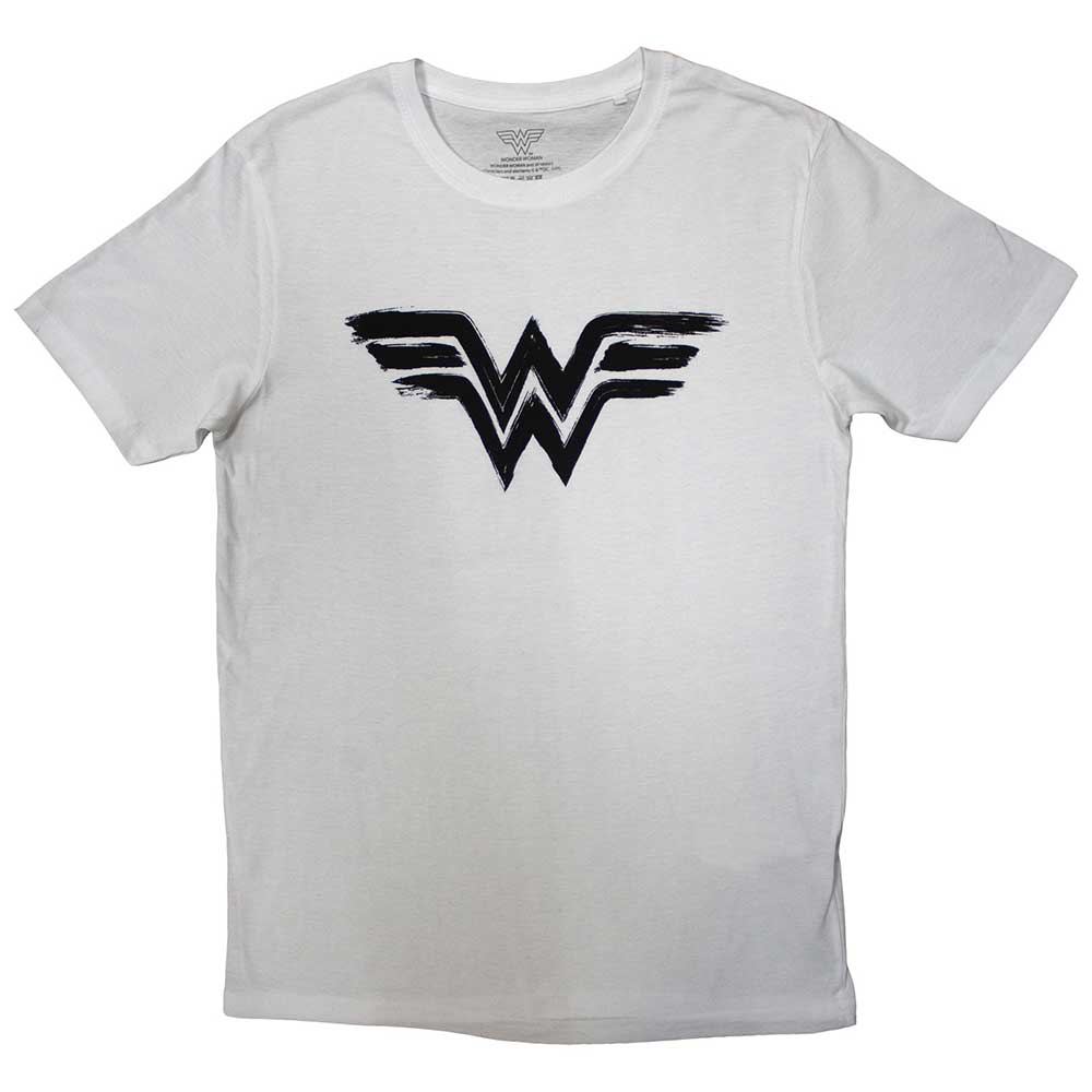 DC Comics | Wonder Woman - Black Paint Logo - White