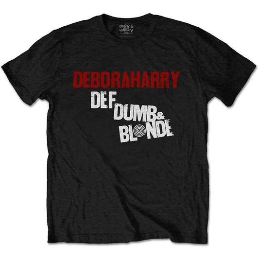 DEBBIE HARRY | Def, Dumb & Blonde - T-Shirt Black