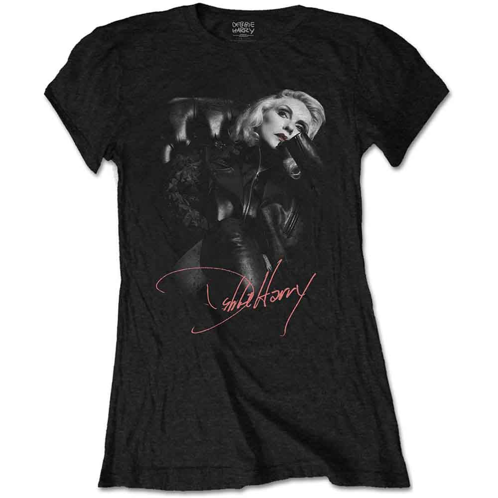 DEBBIE HARRY | Leather Girl - T-Shirt Black