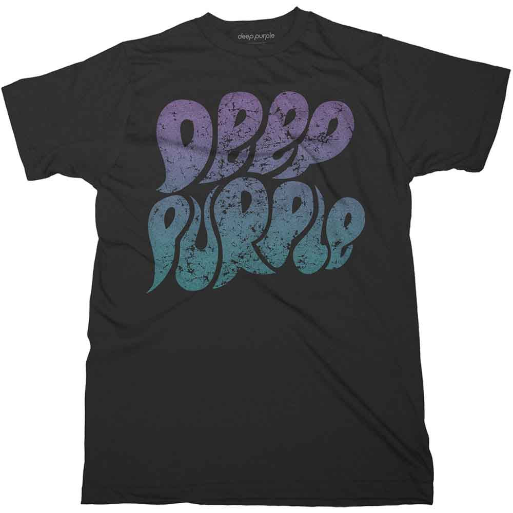Deep Purple | Bubble Logo - T-Shirt Black