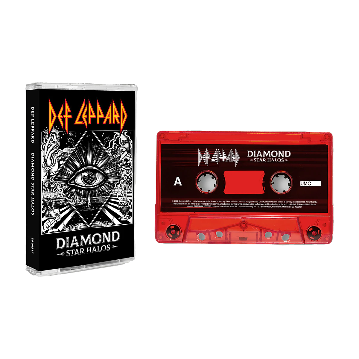 Def Leppard | Diamond Star Halos [Red Cassette] - Cassette