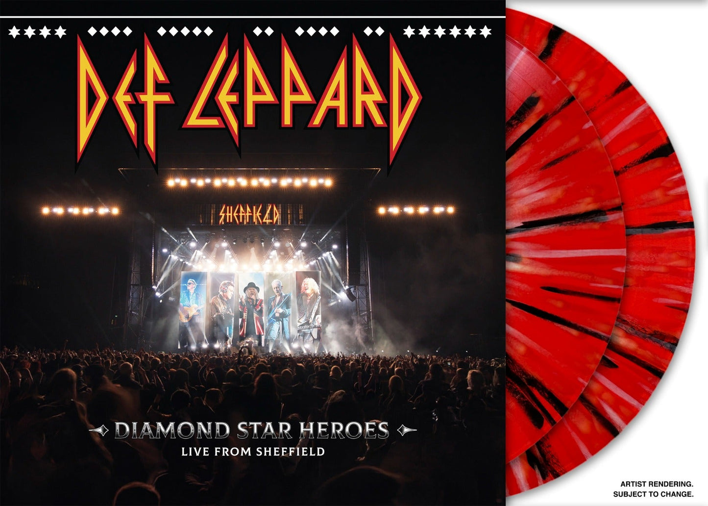 Def Leppard | Diamond Star Heroes: Live From Sheffield [180G Multicolor Splatter 2LP] [Half-Speed] - Vinyl