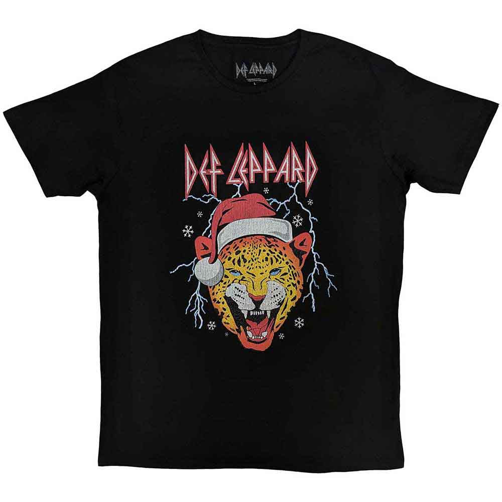 Def Leppard | Holiday Leppard - T-Shirt Black